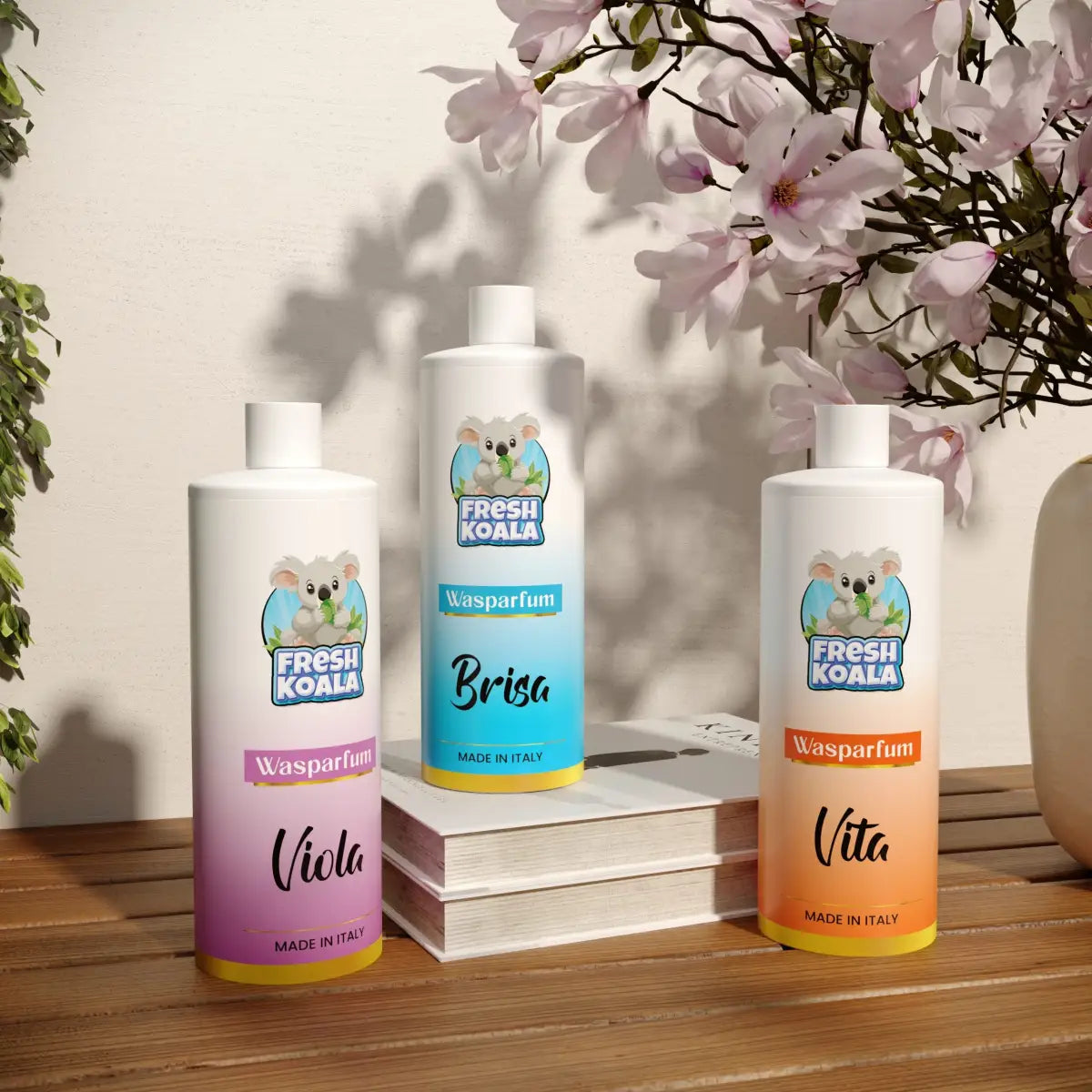 FreshKoala Luxe Wasparfum - Proefpakket 3 x 100ml - Brisa Vita Viola