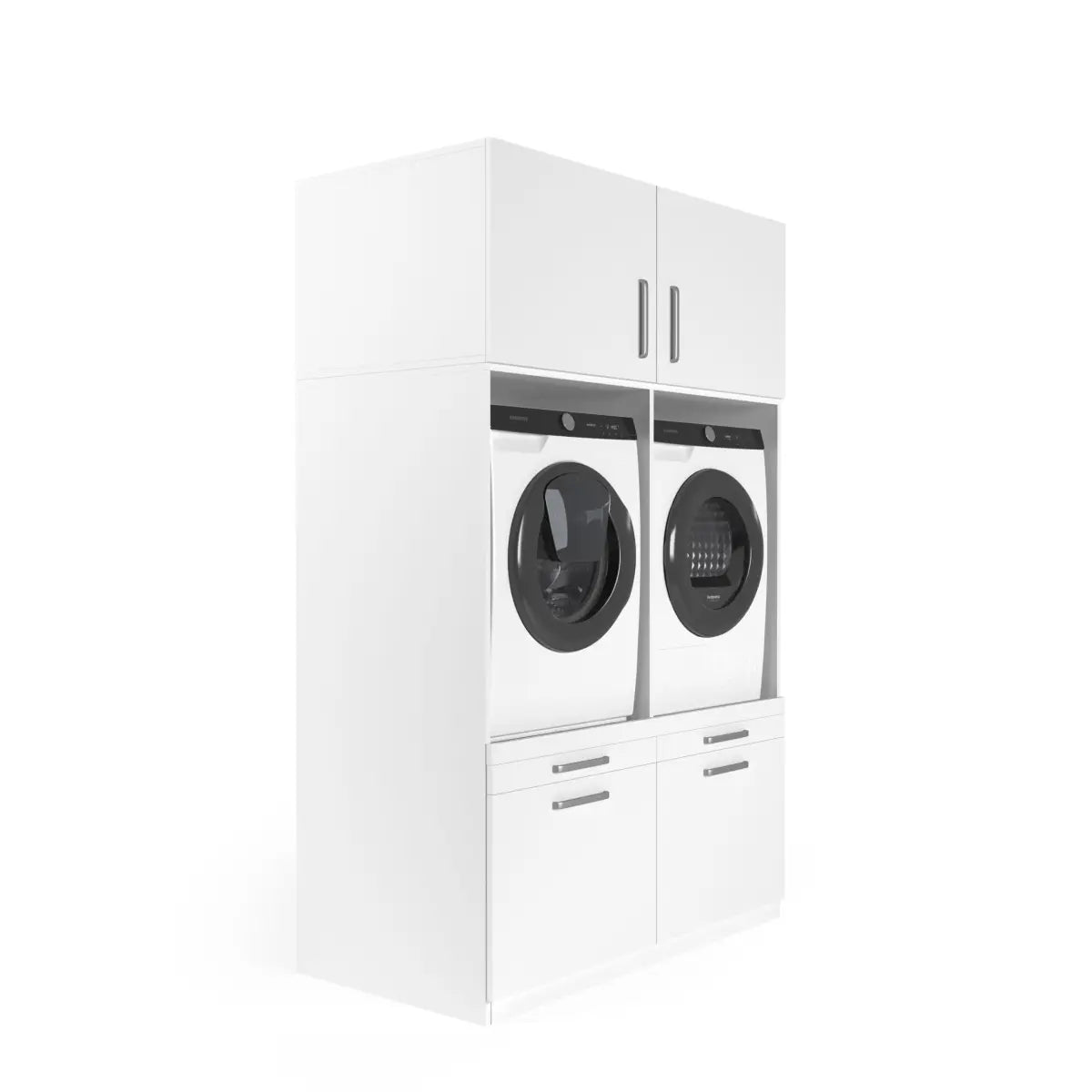 Wasmachine Kast Brugge – Pure Wit