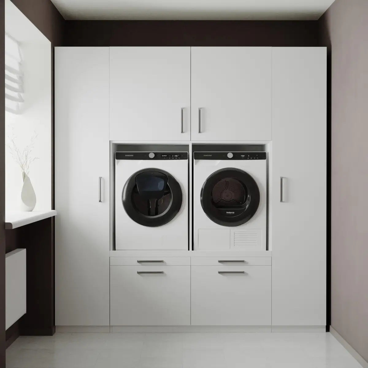 Wasmachine Kast Copenhagen – Pure Wit