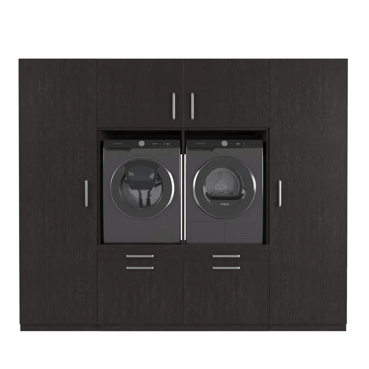 Wasmachine Kast Dublin – Ébène Zwart