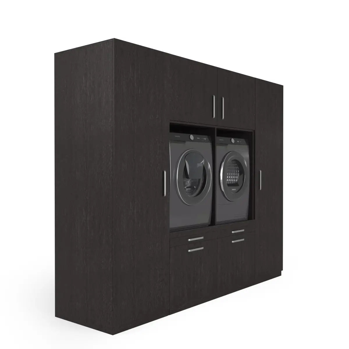 Wasmachine Kast Dublin – Ébène Zwart