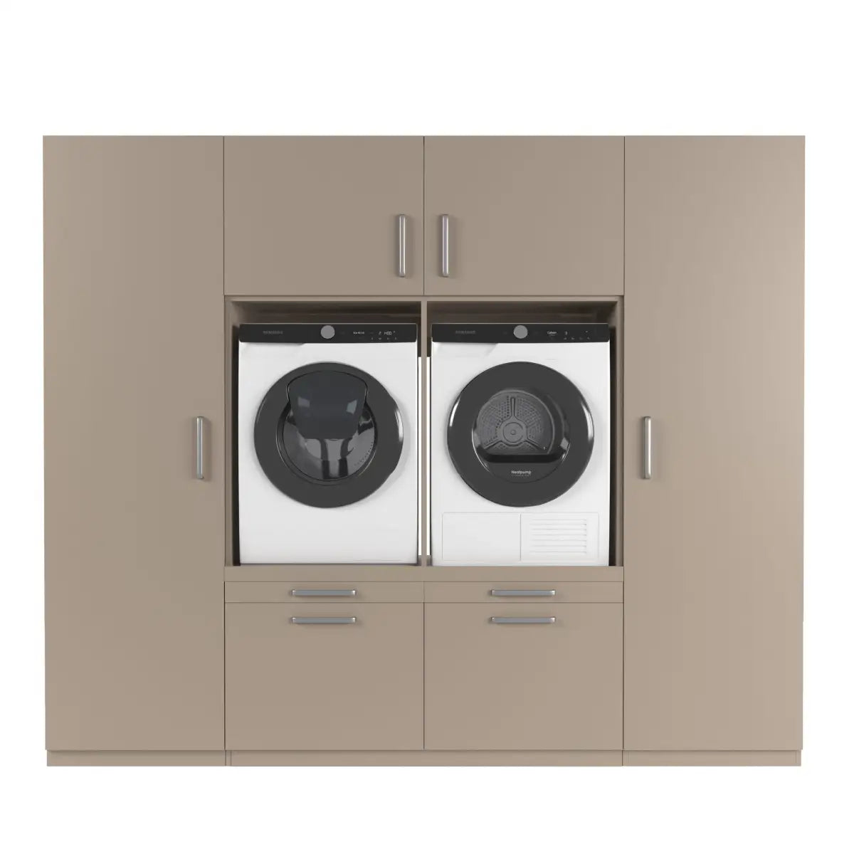 Wasmachine Kast Dublin – Perle Taupe