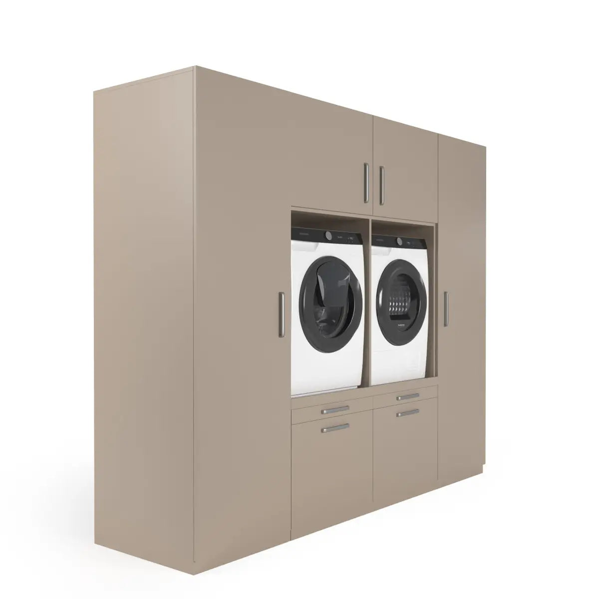 Wasmachine Kast Dublin – Perle Taupe