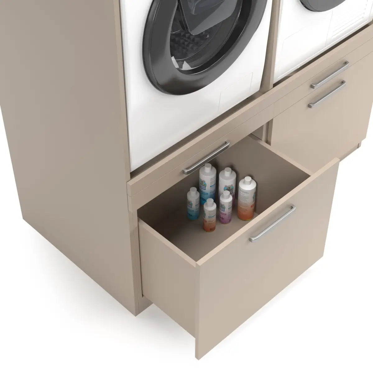 Wasmachine Kast Dublin – Perle Taupe