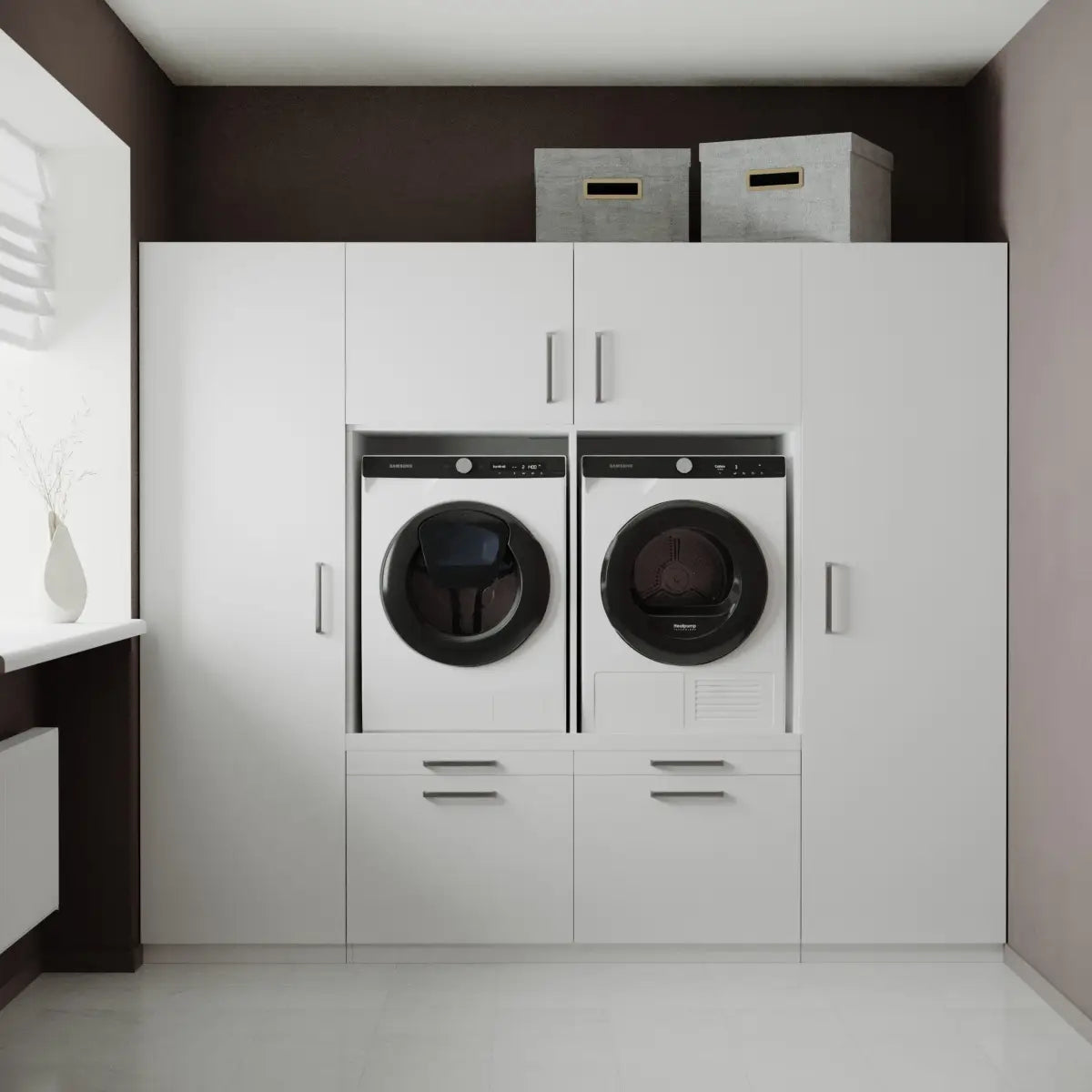 Wasmachine Kast Dublin – Pure Wit