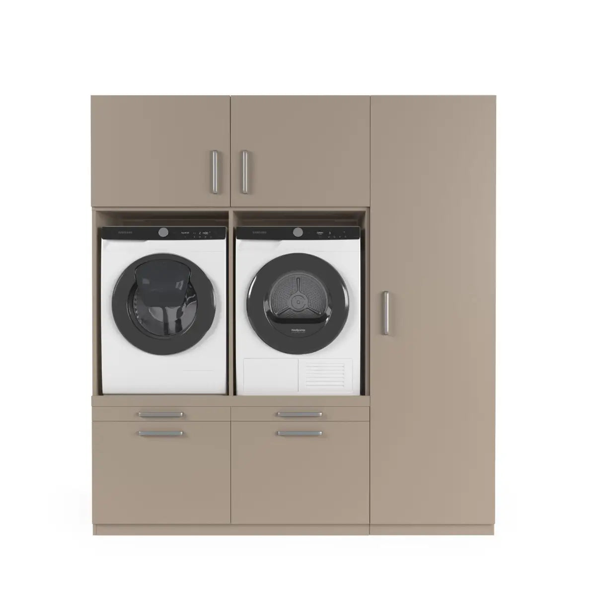 Wasmachine Kast Kyoto – Perle Taupe