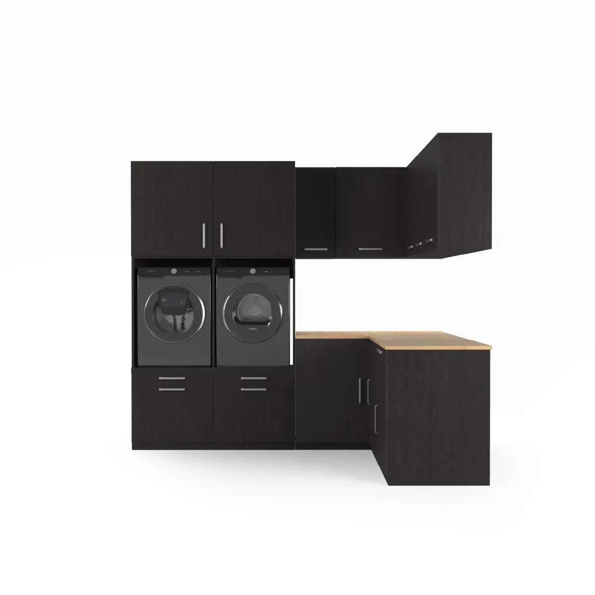 Wasmachine Kast Los Angeles – Ébène Zwart