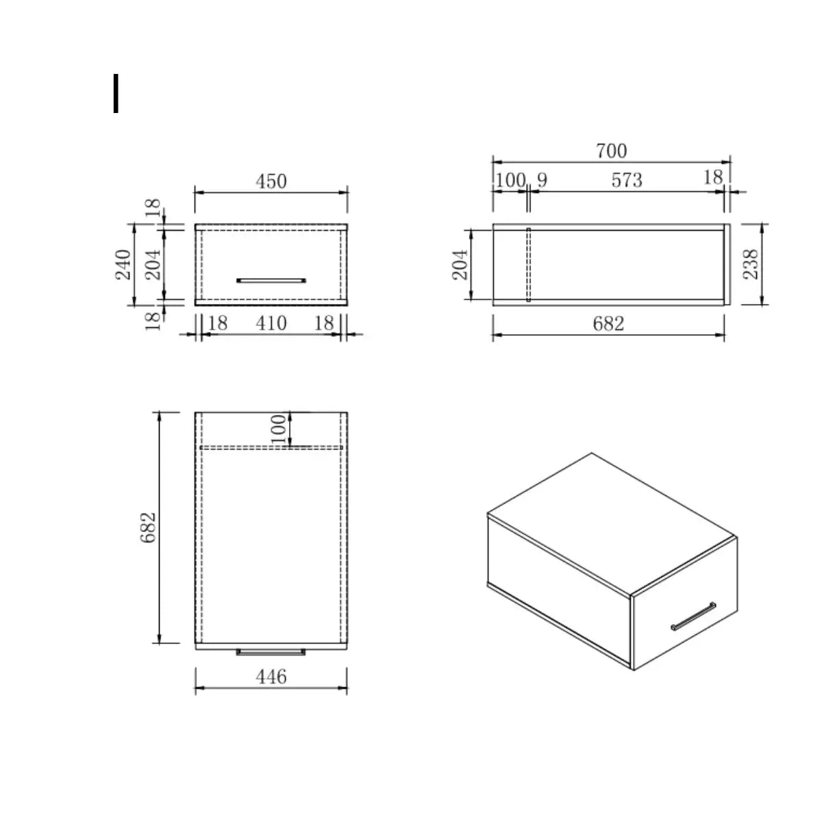 Wasmachine Kast - Module I – Pure Wit