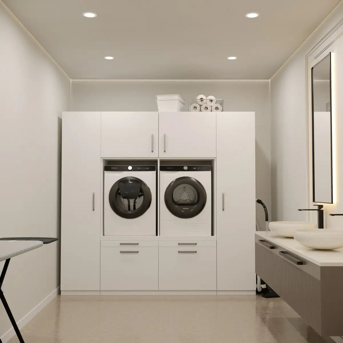 Wasmachine Kast Prague – Pure Wit