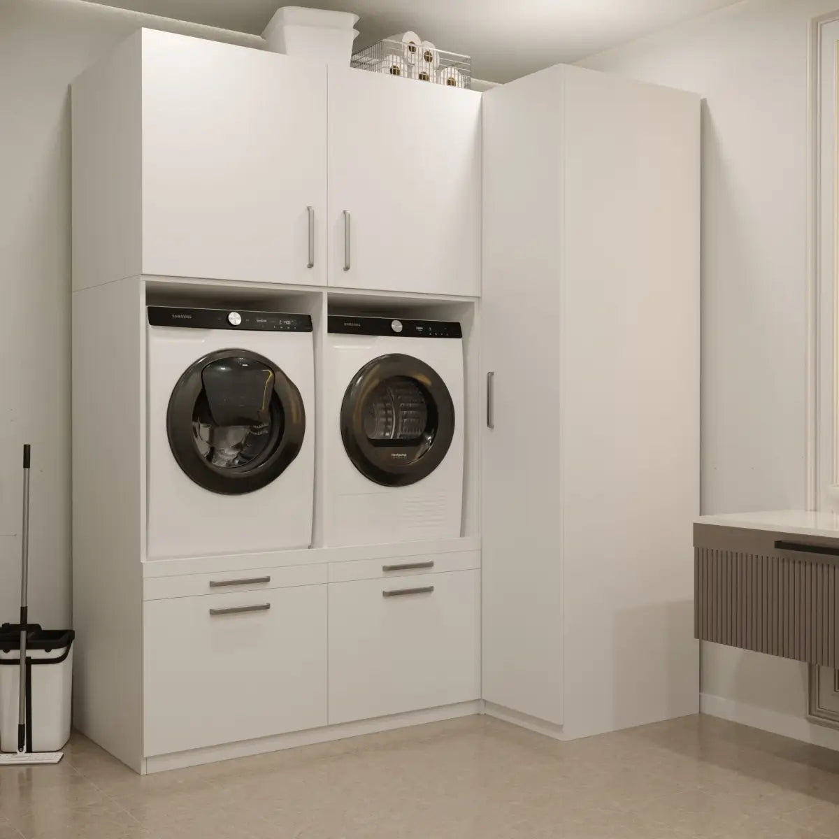 Wasmachine Kast Seoul – Pure Wit