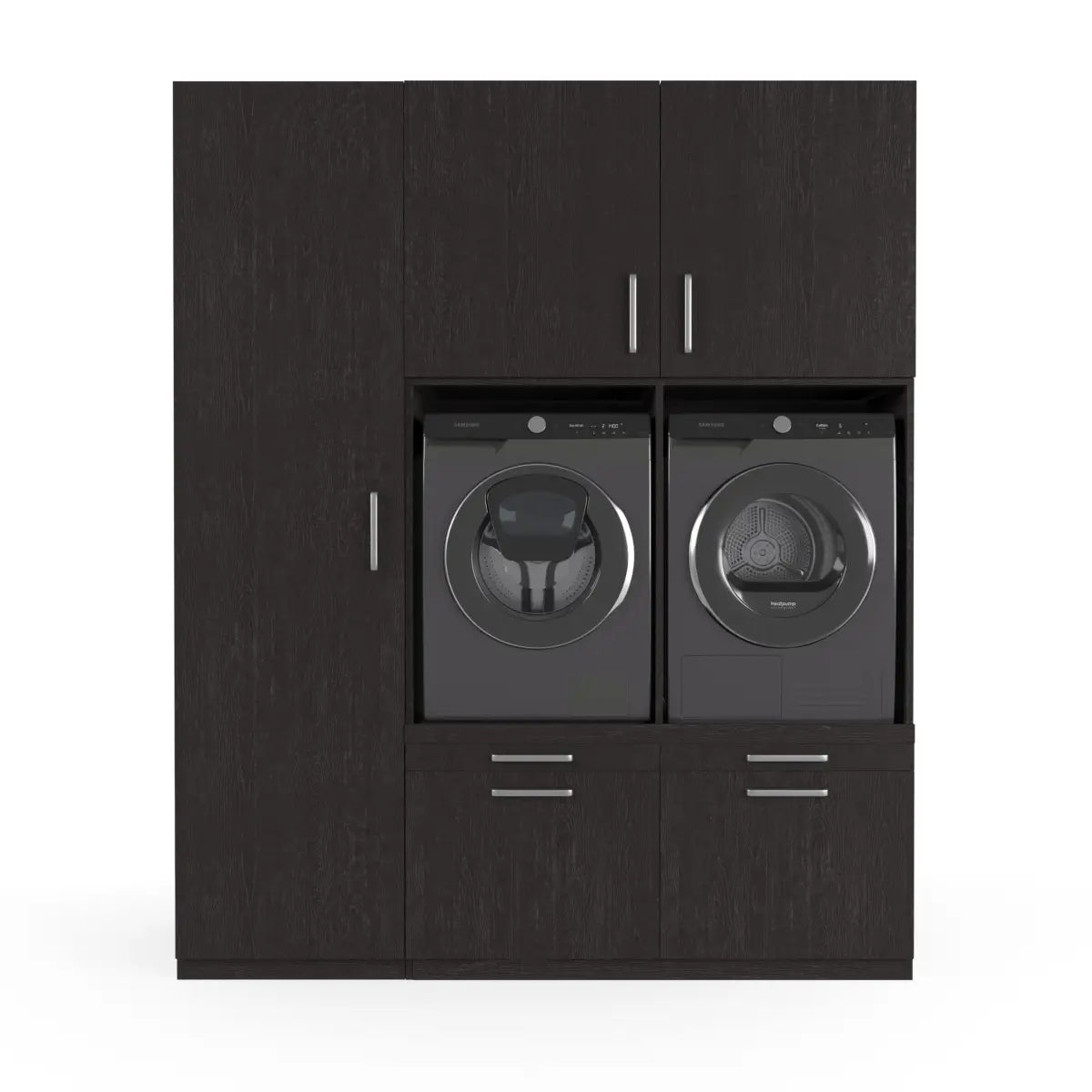 Wasmachine Kast Stockholm – Ébène Zwart