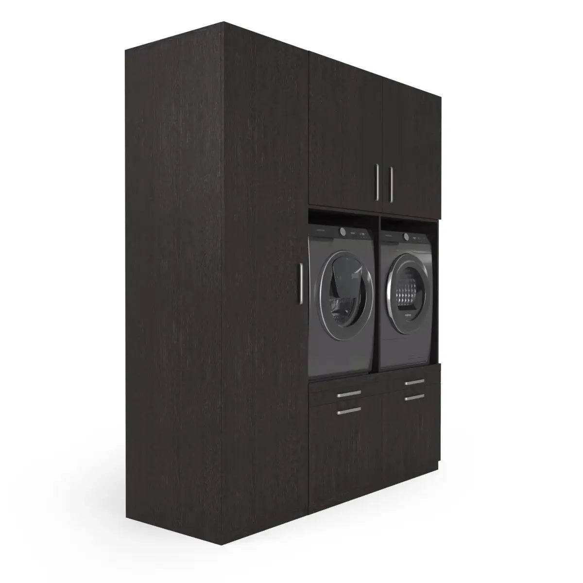 Wasmachine Kast Stockholm – Ébène Zwart