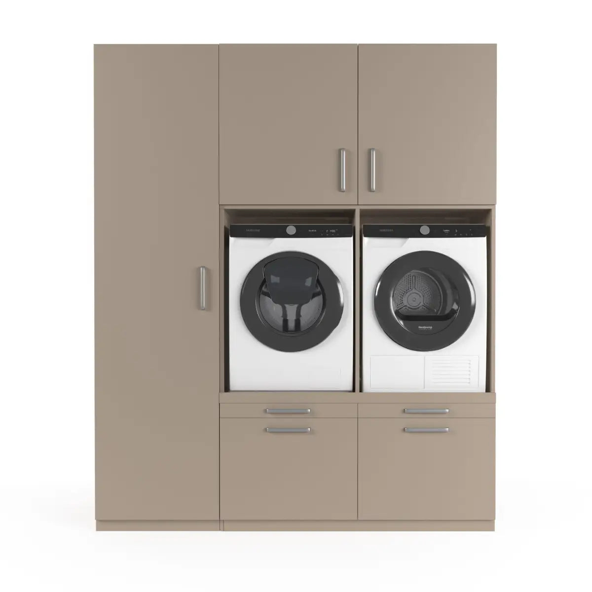 Wasmachine Kast Stockholm – Perle Taupe
