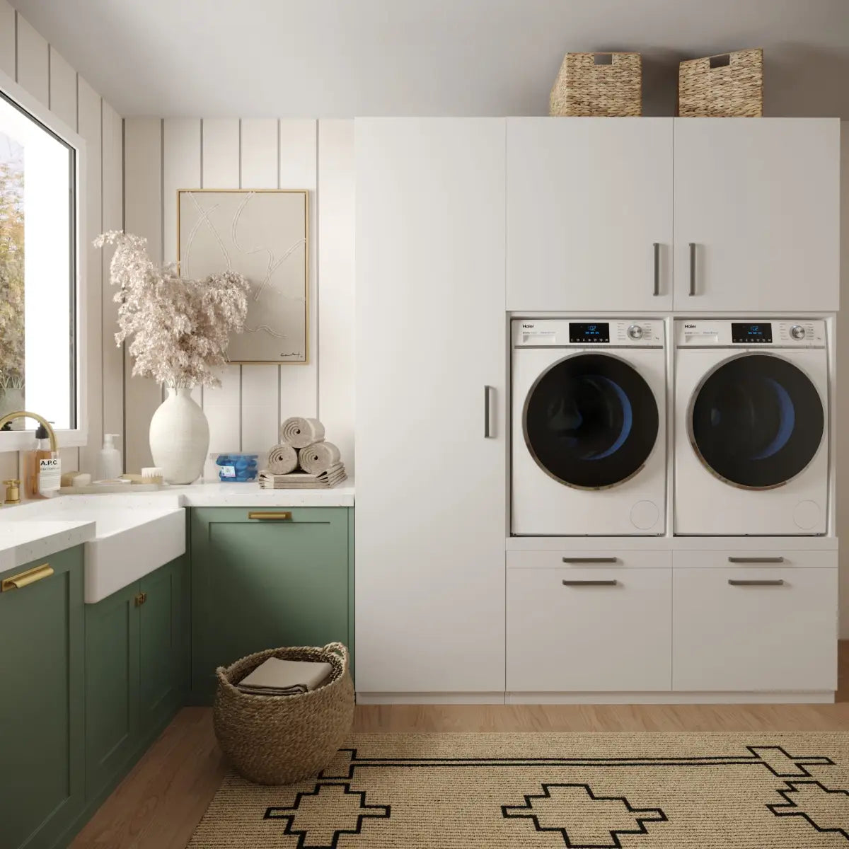 Wasmachine Kast Stockholm – Pure Wit