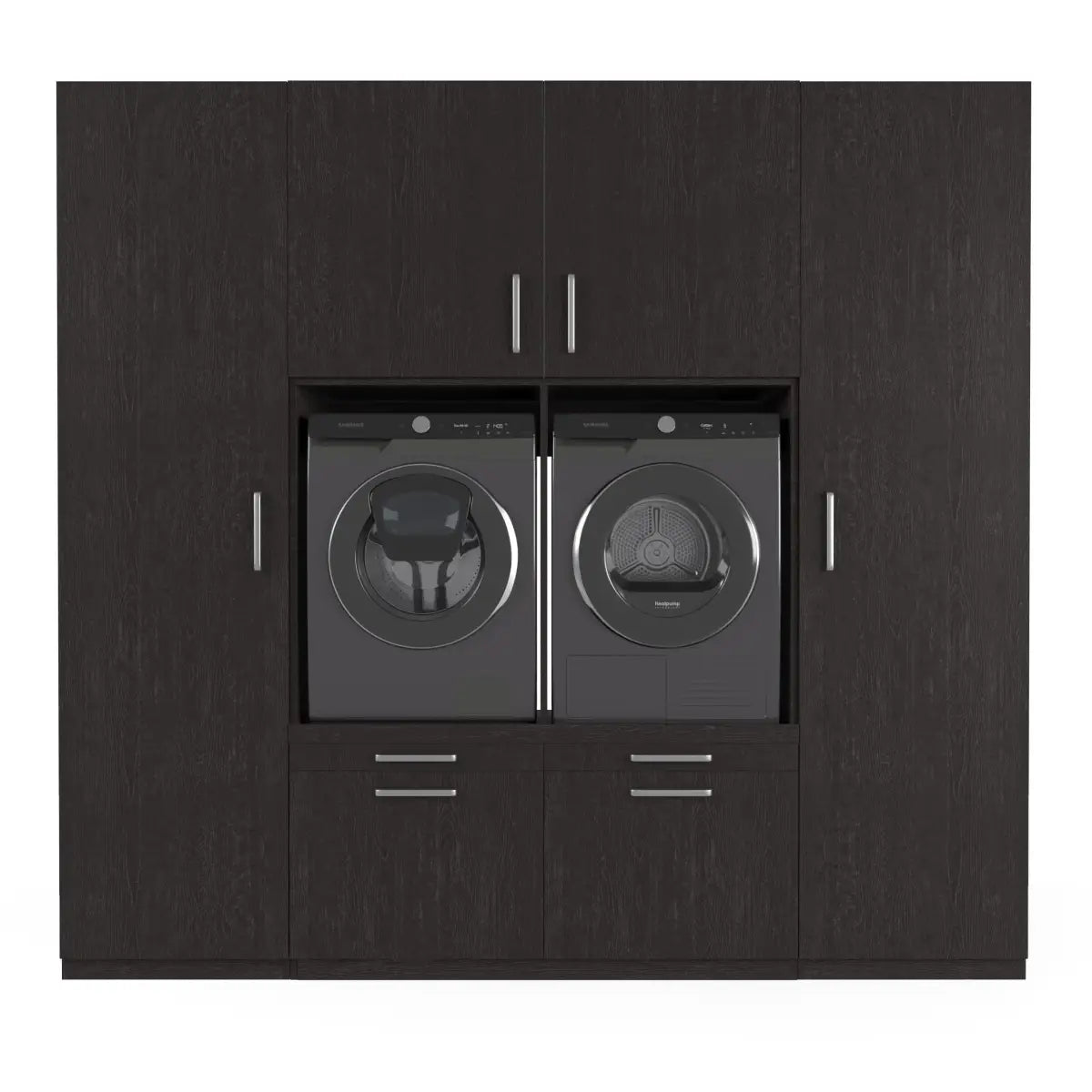 Wasmachine Kast Vienna – Ébène Zwart