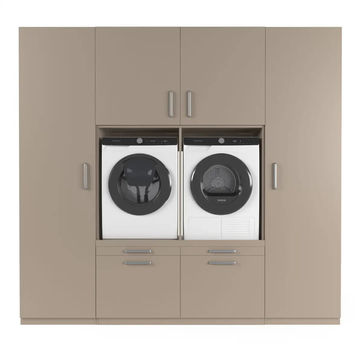 Wasmachine Kast Vienna – Perle Taupe