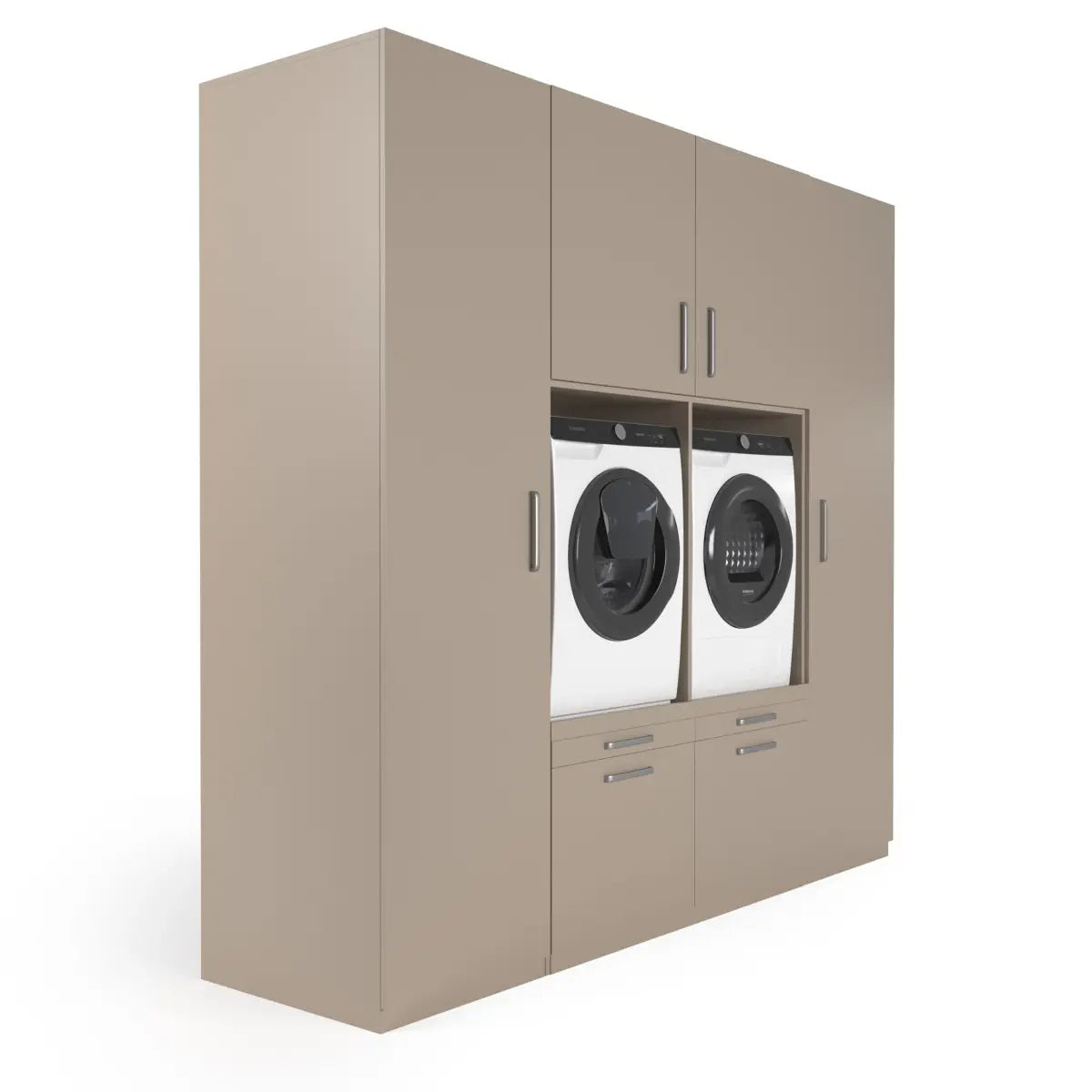 Wasmachine Kast Vienna – Perle Taupe