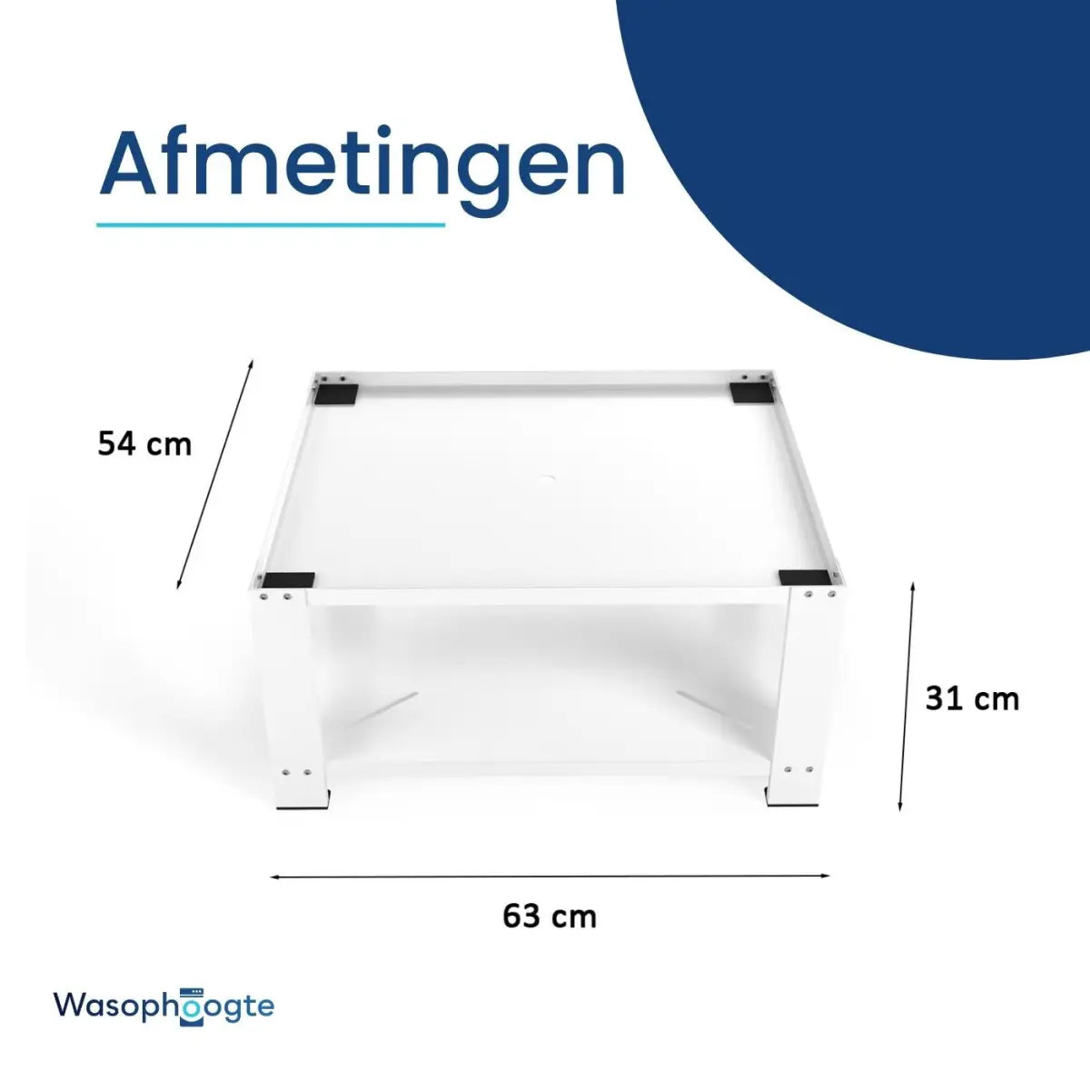Wasmachine verhoging