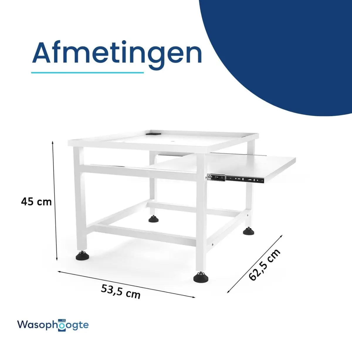 Afmetingen wasmachine verhoger