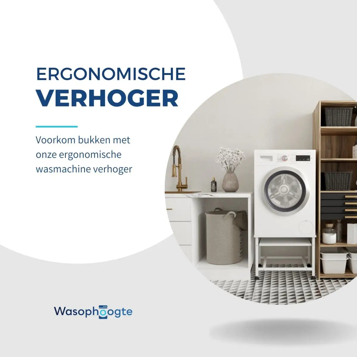 Wasmachine verhoger