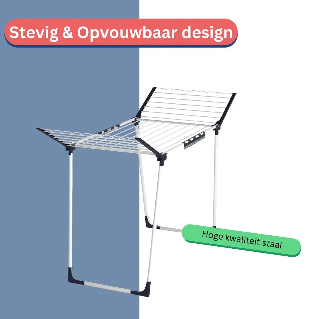 Wasophoogte Droogrek StableDry – Blauw/Wit