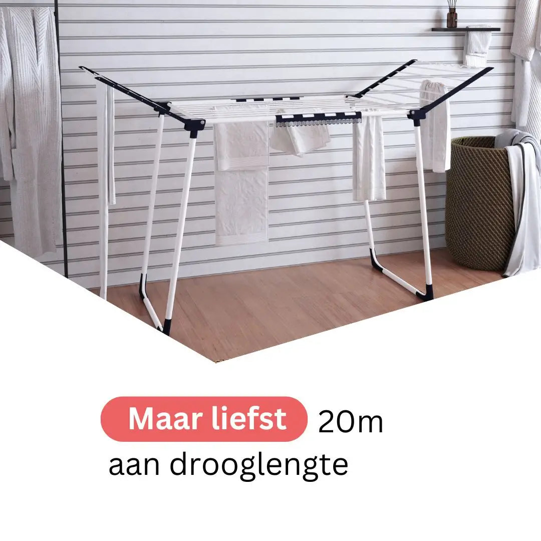 Wasophoogte Droogrek StableDry – Blauw/Wit