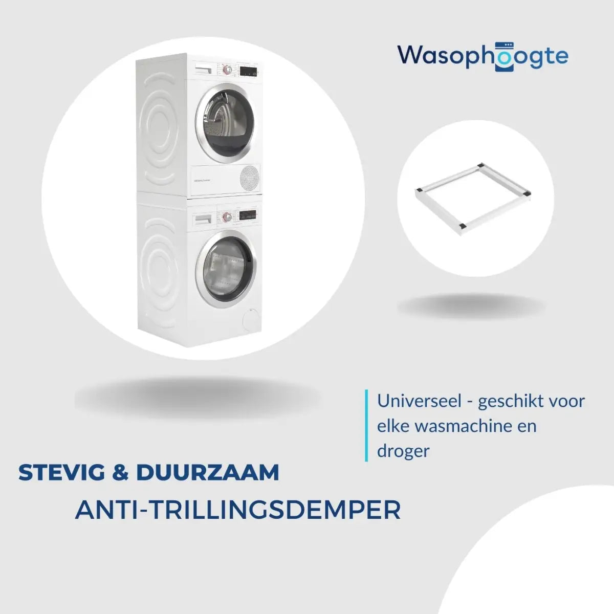 Wasophoogte® Tussenstuk Wasmachine & Droger