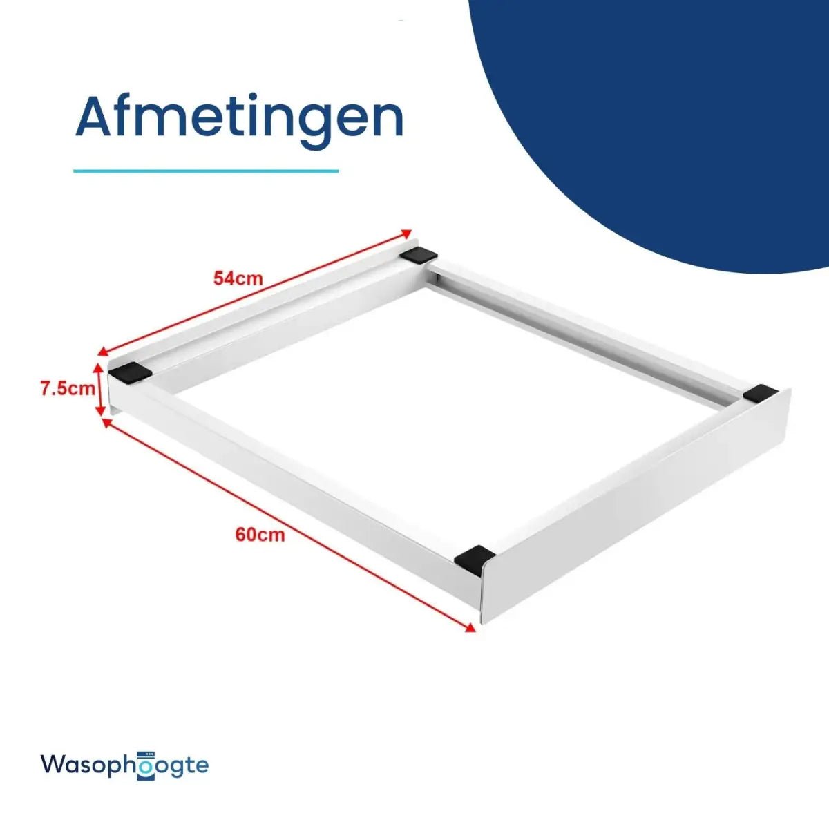 Wasophoogte® Tussenstuk Wasmachine & Droger