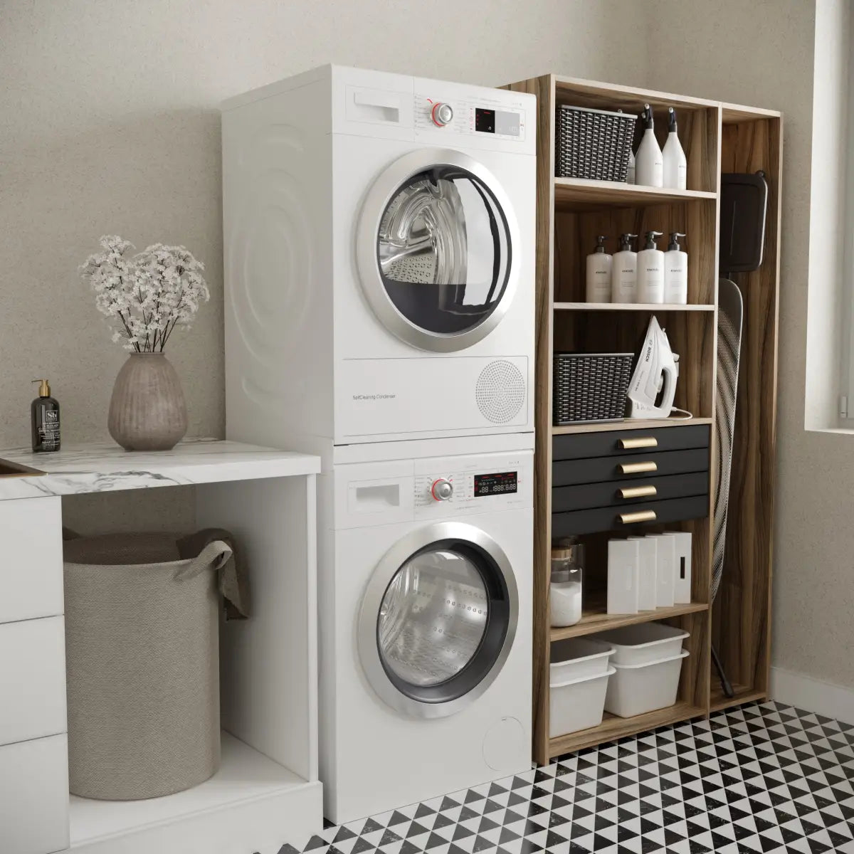 Wasophoogte® Tussenstuk Wasmachine & Droger
