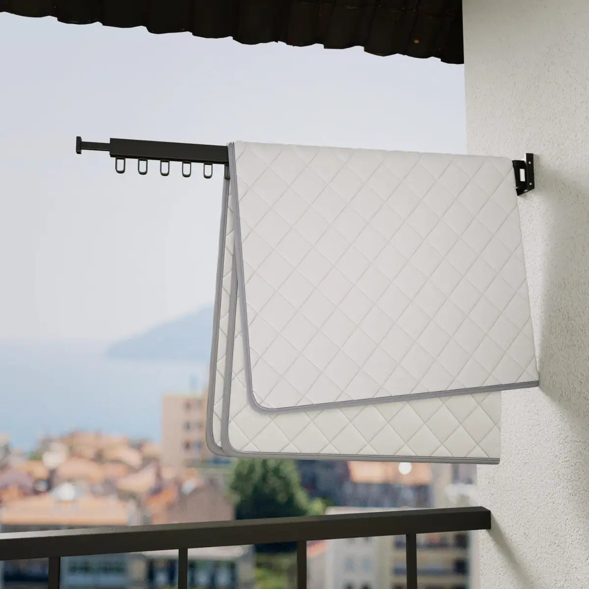 Wasophoogte® Wanddroogrek Pivot 3R - Zwart