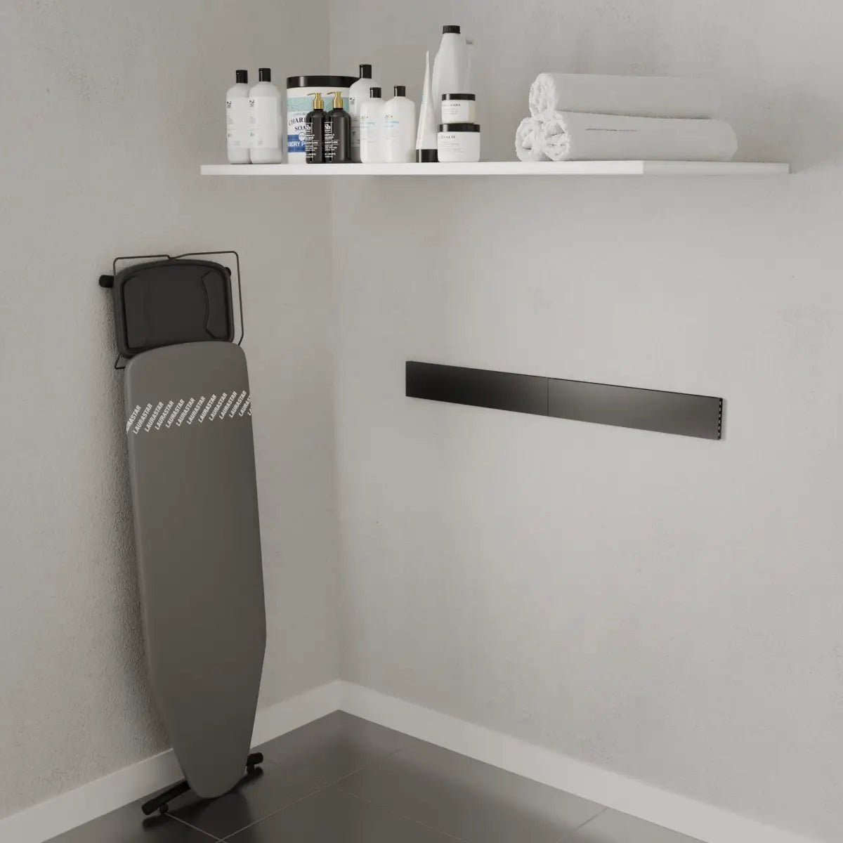 Wasophoogte® Wanddroogrek - WallDry 100 cm - Zwart