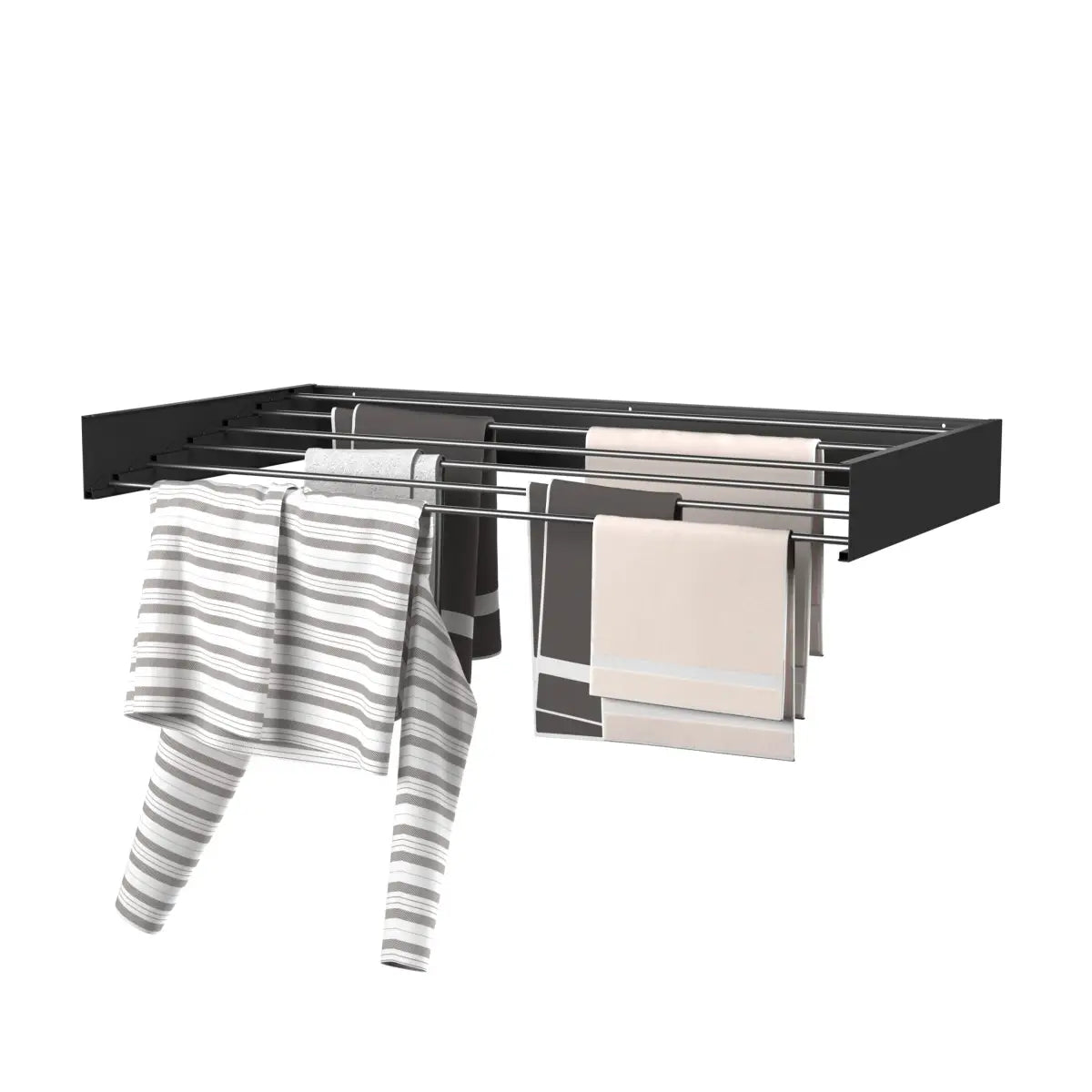 Wasophoogte® Wanddroogrek - WallDry 100 cm - Zwart