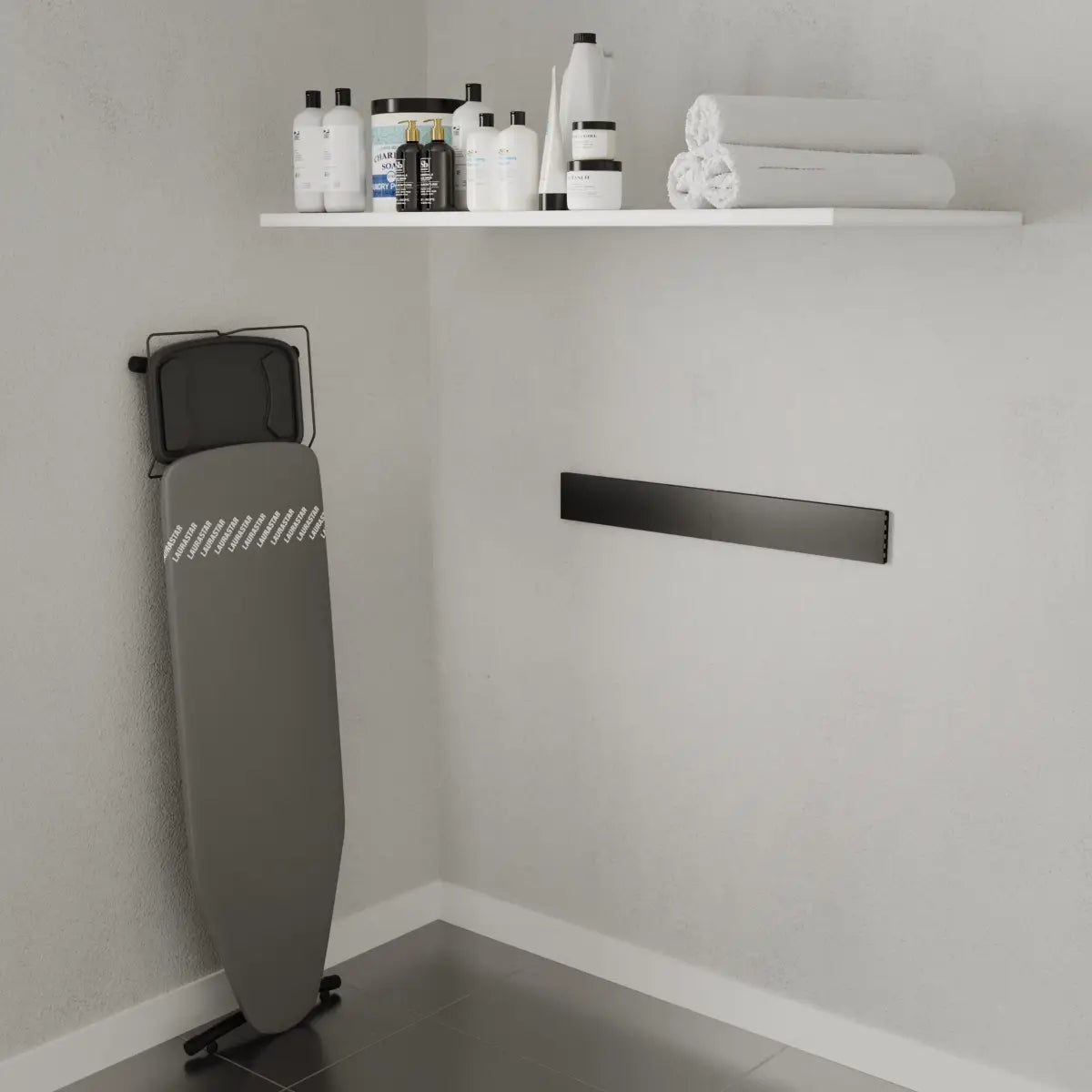 Wasophoogte® Wanddroogrek – WallDry 80 cm – Zwart