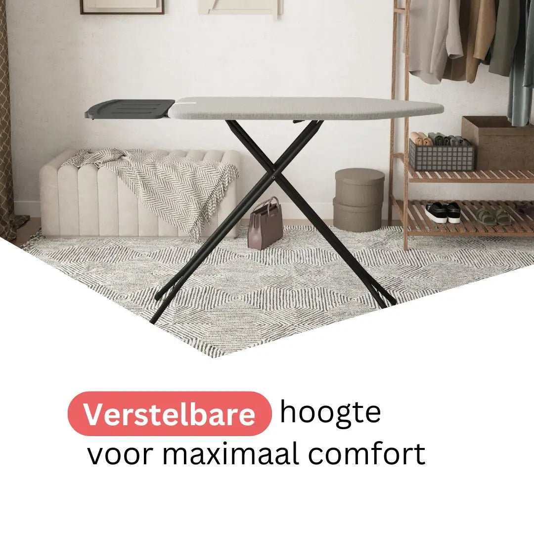 Wasophoogte Strijkplank Extra breed 122*43 cm (L*B)