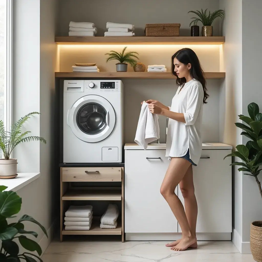 Maximaliseer Ruimte met dubbele wasmachine verhogers