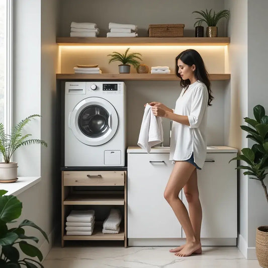 Maximaliseer Ruimte met dubbele wasmachine verhogers