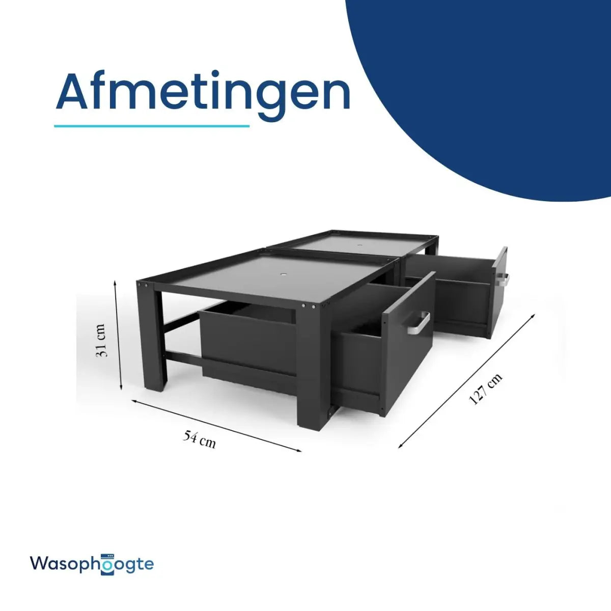 Wasmachine verhoging