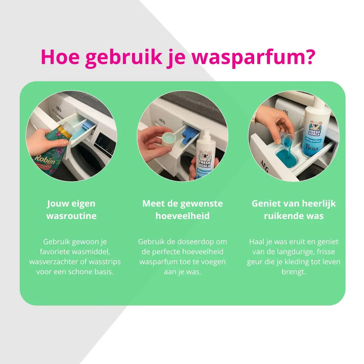 FreshKoala Luxe Wasparfum - 500ml - Viola