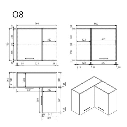 Keukenkast – Module O8 – Pure Wit