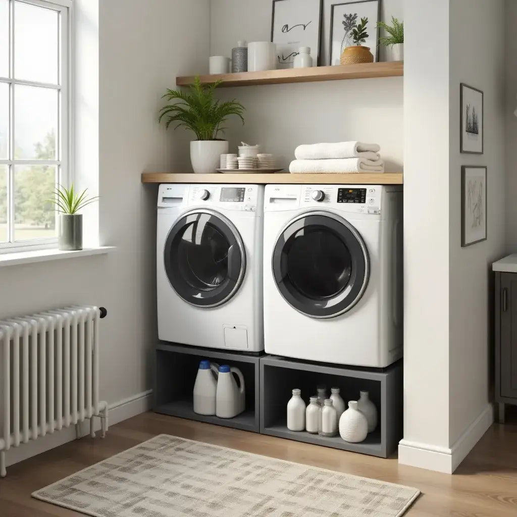 Maximaliseer Ruimte en Comfort met Wasmachine Verhogers
