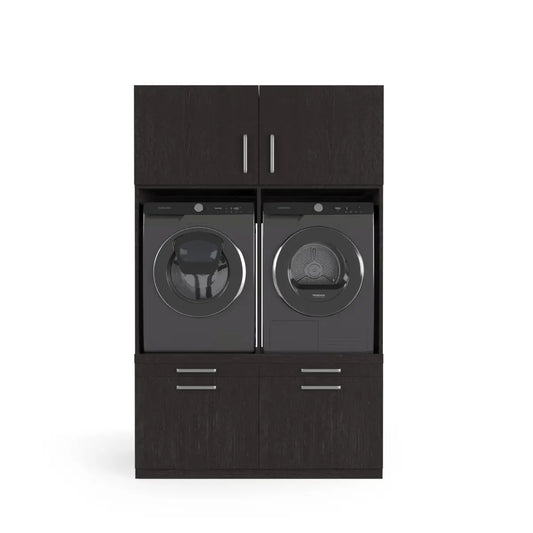 Wasmachine Kast Brugge – Ébène Zwart