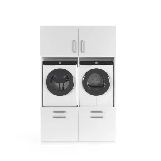 Wasmachine Kast Brugge – Pure Wit