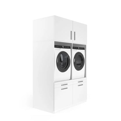 Wasmachine Kast Brugge – Pure Wit