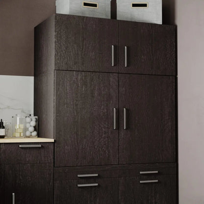 Wasmachine Kast Deur - Module Z15 – Ébène Zwart