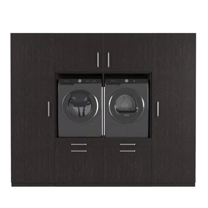 Wasmachine Kast Dublin – Ébène Zwart