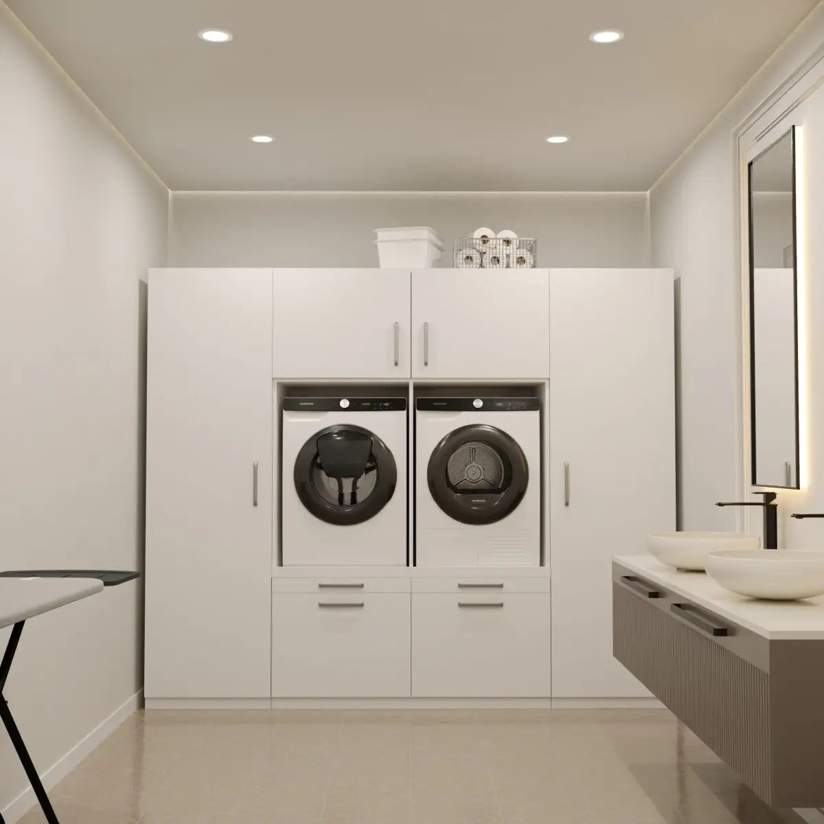 Wasmachine Kast Dublin – Pure Wit