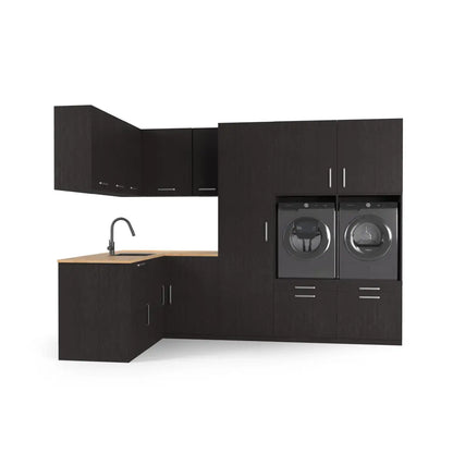 Wasmachine Kast Istanbul – Ébène Zwart