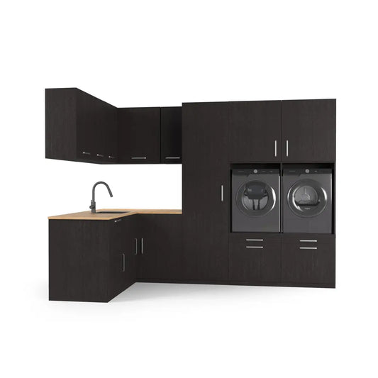 Wasmachine Kast Istanbul – Ébène Zwart