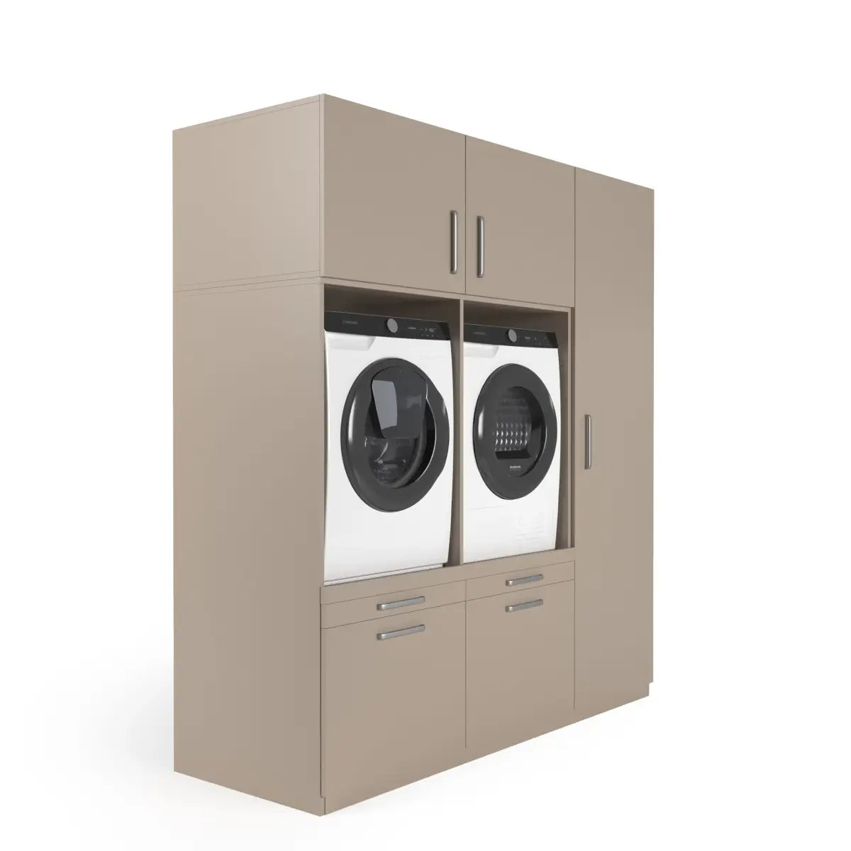 Wasmachine Kast Kyoto – Perle Taupe