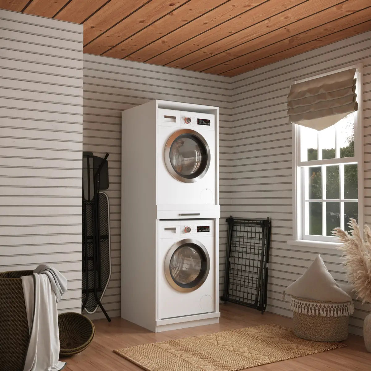 Wasmachine Kast Lisbon – Pure Wit